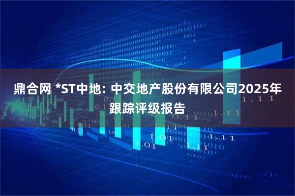鼎合网 *ST中地: 中交地产股份有限公司2025年跟踪评级报告