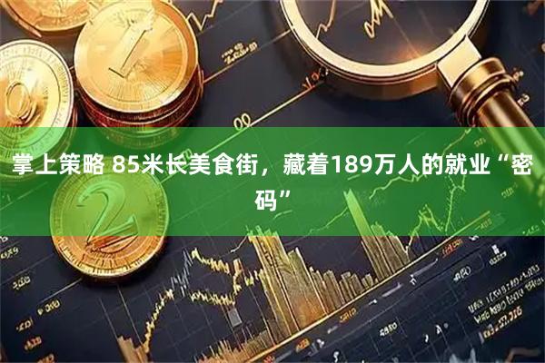 掌上策略 85米长美食街，藏着189万人的就业“密码”